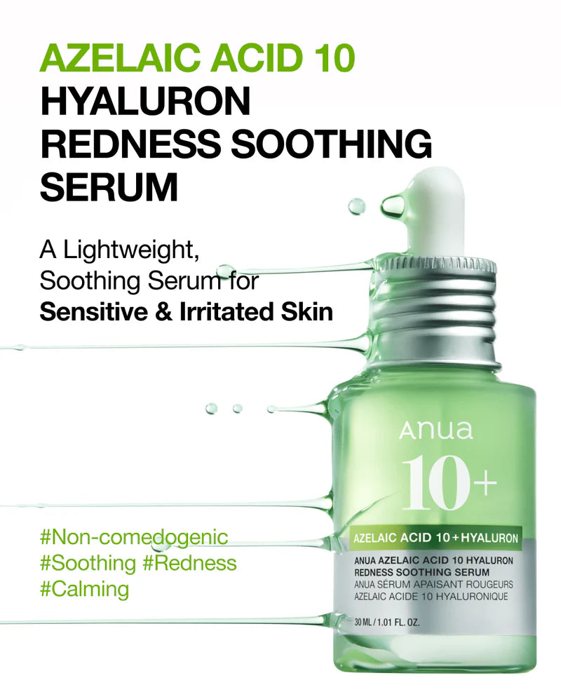 Azelaic Acid 10% Hyaluron Redness Soothing Serum
