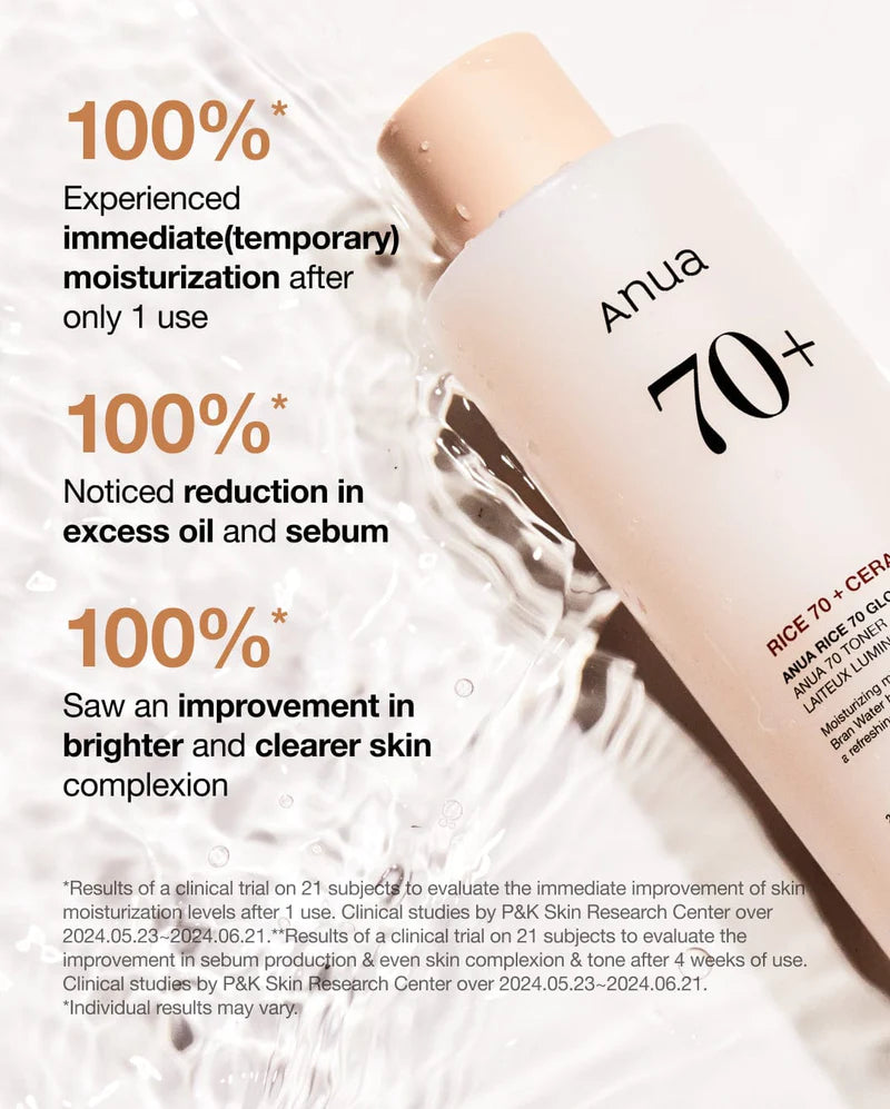 Rice 70 Glow Milky Toner