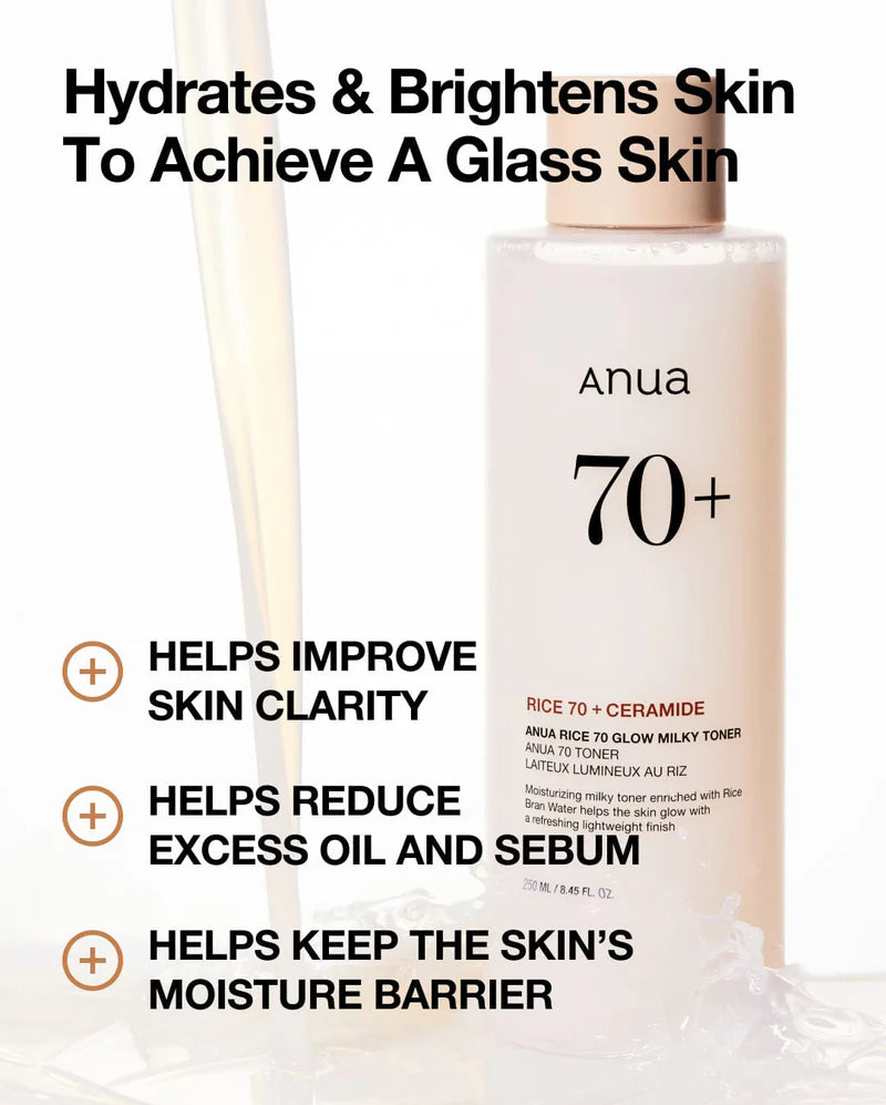 Rice 70 Glow Milky Toner